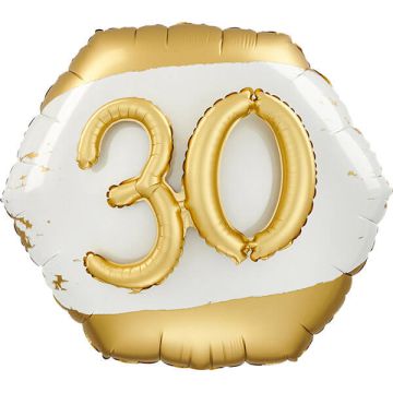 Palloncino 30 anni oro pz.1