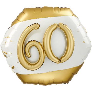 Palloncino 60 anni oro pz.1