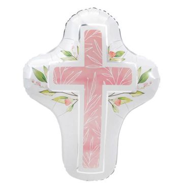 Palloncino Comunione Rosa Pz.1