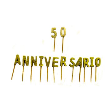 CANDELINA 50° ANNIVERSARIO PZ.1