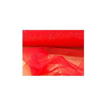 TULLE GLITTER ROSSO PZ.1