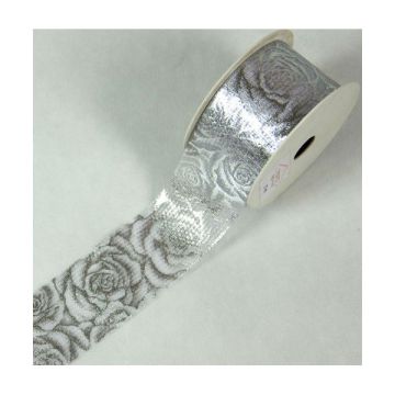 NASTRO ROSE ARGENTO PZ.1