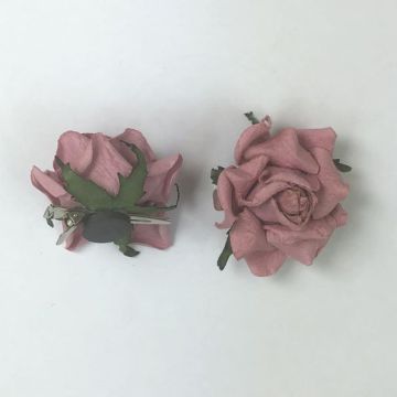 ROSE CARTA ROSA ANTICO CLIP MAGNETE PZ.2