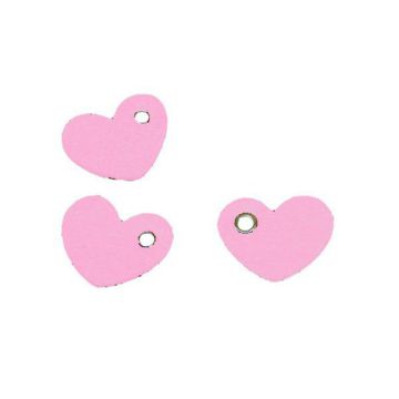 CUORE IN FELTRO ROSA PZ.12