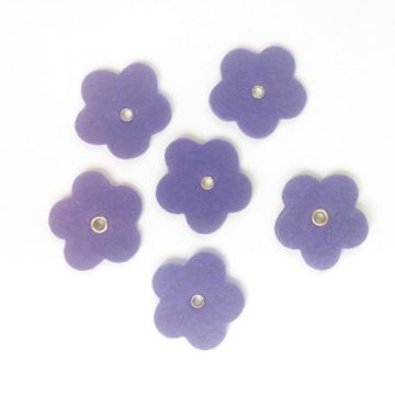 FIORE IN FELTRO VIOLA PZ.12