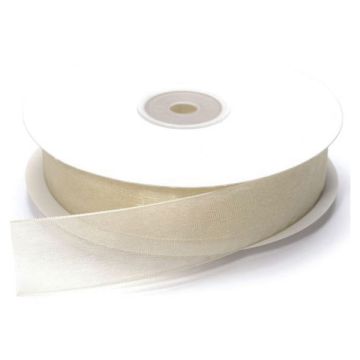 NASTRO ORGANZA AVORIO PZ.1