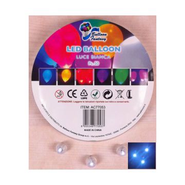 LUCI LED PER PALLONCINI BIANCA PZ.50