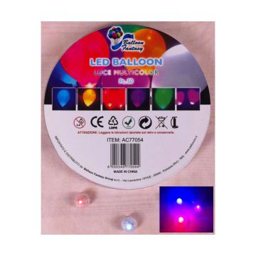 LUCI LED PER PALLONCINI MULTICOLOR PZ.50