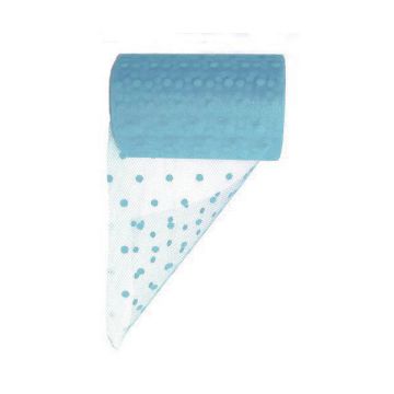 Tulle Pois Azzurro Pz.1