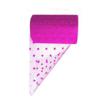 Tulle Pois Fuxia Pz.1
