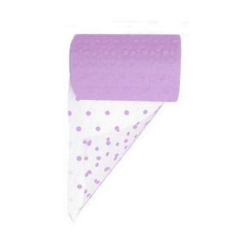 TULLE POIS LILLA CHIARO PZ.1