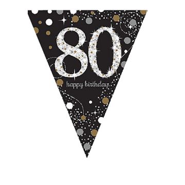 BANDIERINA 80° COMPLEANNO PZ.1