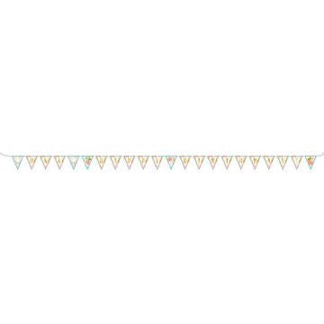 Bandierina Boho Birthday Girl Pz.1 Lunghezza Mt.4.57 X Cm.17.7 Carta