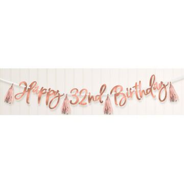 FESTONE COMPLEANNO ROSE GOLD PZ.1