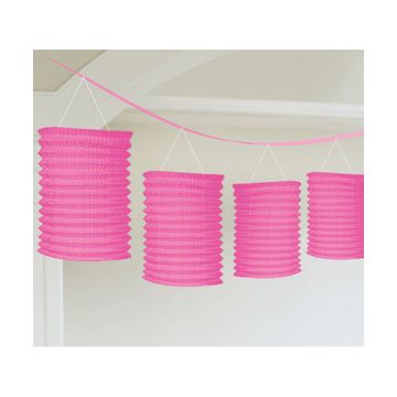 FESTONE LANTERNA ROSA PZ.1