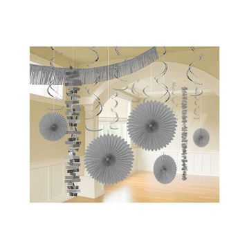 KIT FESTONE ARGENTO PZ.18