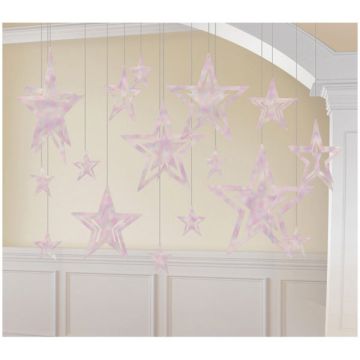 DECORAZIONE STELLE 3D IRIDE PZ.16