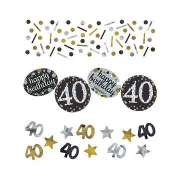 CONFETTI 40° COMPLEANNO ORO PZ.1