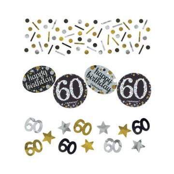 CONFETTI 60° COMPLEANNO ORO PZ.1