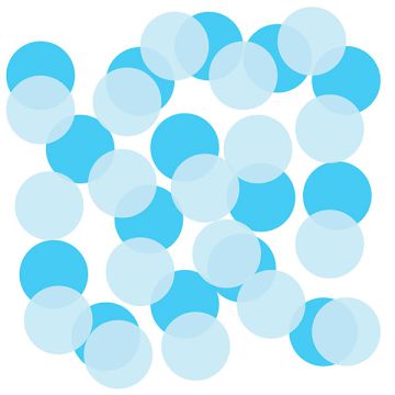Coriandoli da tavola Dots Azzurri Pz.1 Gr.22 Carta