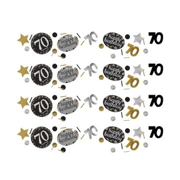 CONFETTI 70° COMPLEANNO ORO PZ.1