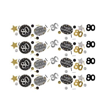 CONFETTI 80° COMPLEANNO ORO PZ.1