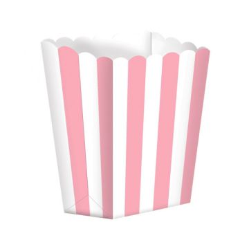 Scatola Pop Corn Rosa Pz.5