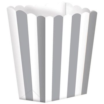 SCATOLA POP CORN ARGENTO PZ.5