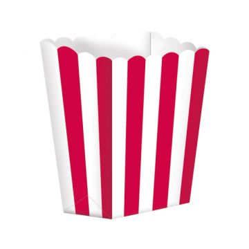 Scatola pop corn rossa pz.5