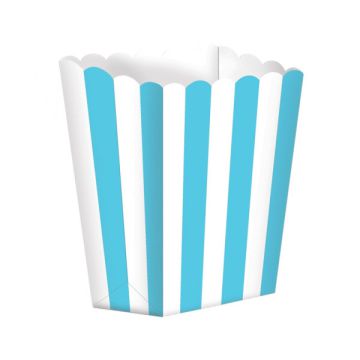 Scatola pop corn azzurra pz.5