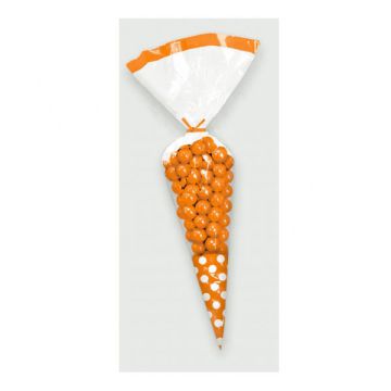 SACCHETTI CONO ARANCIONE PZ.10