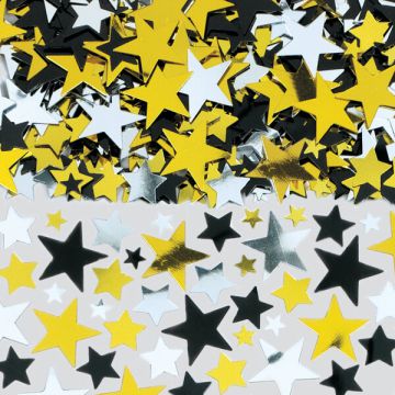 Coriandoli Tavola Stelle Metallic Gr.70