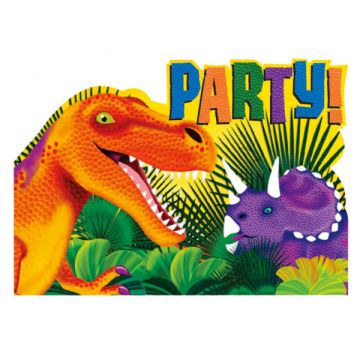 INVITI DINOSAURO PARTY PZ.8