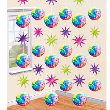 DECORAZIONE FILARE DISCO DANCER PZ.6