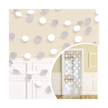 DECORAZIONE FILARE BIANCA PZ.6