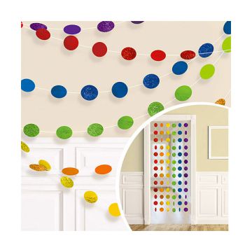 DECORAZIONE FILARE ARCOBALENO PZ.6