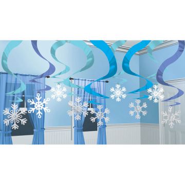DECORAZIONE FIOCCO DI NEVE PZ.15