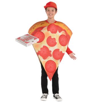 Costume Ragazzi Trancio Pizza 8/10 Anni