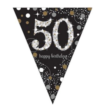 BANDIERINA 50° COMPLEANNO PZ.1