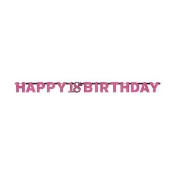 FESTONE 18° COMPLEANNO PINK PZ.1