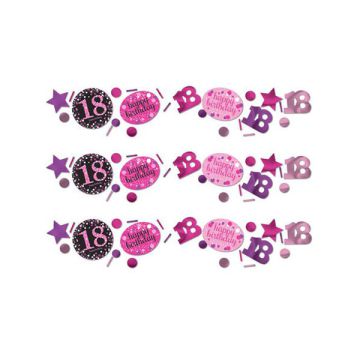 CONFETTI 18° COMPLEANNO PINK PZ.1