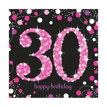 TOVAGLIOLI 30° COMPLEANNO PINK PZ.16