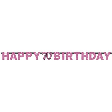 FESTONE 70° COMPLEANNO PINK PZ.1