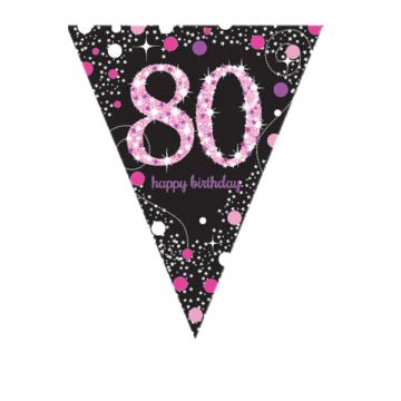 BANDIERINA 80° COMPLEANNO PZ.1