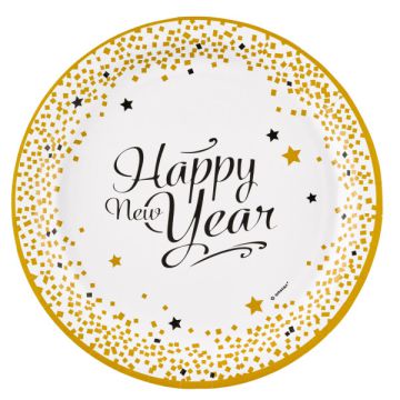 Piatti happy new year pz.8