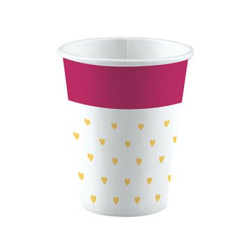 Bicchieri everyday love small heart pz.8