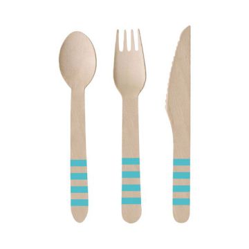 SET POSATE LEGNO ANANAS PZ.24