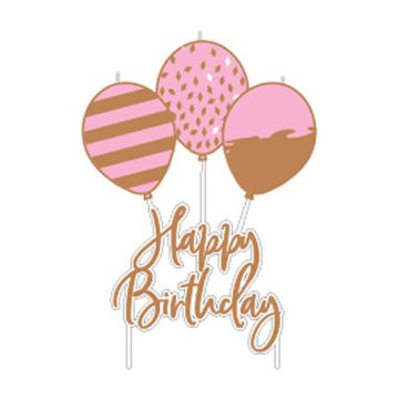 CANDELINA PICK ROSE GOLD BIRTHDAY PZ.1