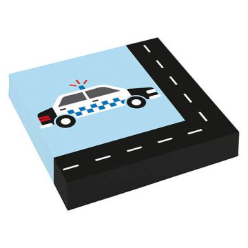 Tovaglioli polizia emergenza pz.20