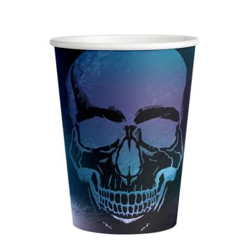 Bicchiere Halloween Teschio Pz.8
